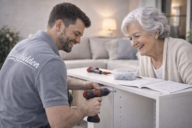 Freundliche Betreuerin am Telefon
