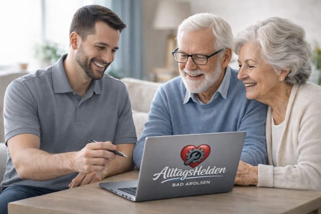 Smart-Thermostat an der Wand