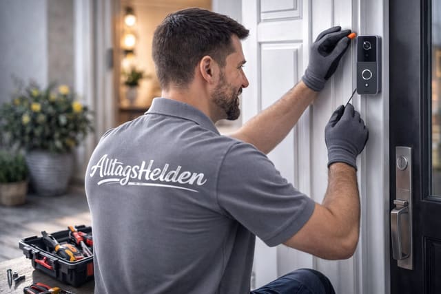 Smart-Home-Installation im Wohnzimmer